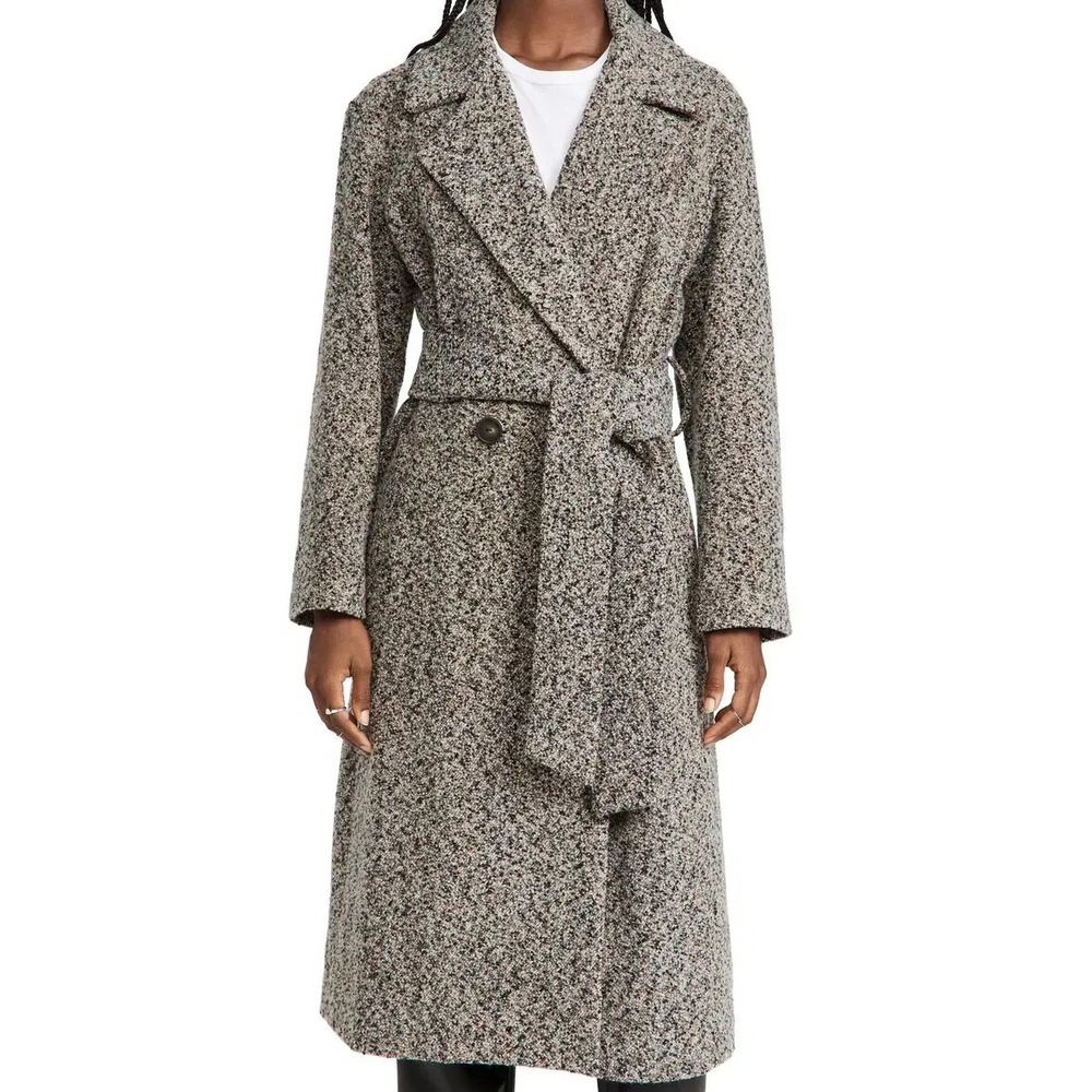 Vince double breasted pebbled trench‎ coat
